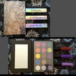 Hocus Pocus Themed Eyeshadow Palette & 3 Liquid Lipsticks